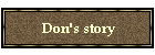 Don's story